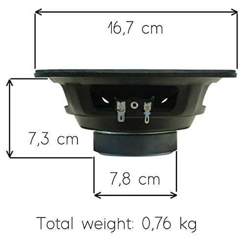 Diffuseur midbass 16,5 cm Web J-68 pour éliminer les grésillements audio chez soi - 4