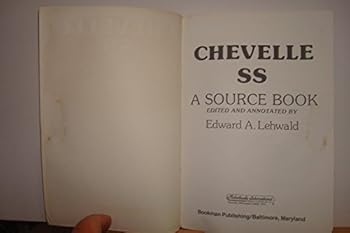 Paperback Chevelle Ss: A Source Book