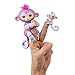 WowWee Fingerlings Baby Monkey & Mini BFFs - Violet & Hope (Mauve-Blue)