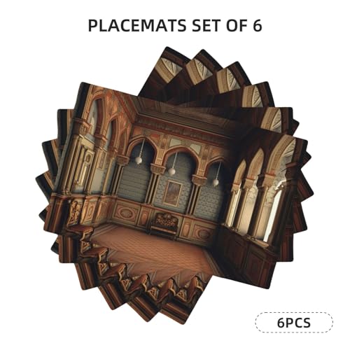 Set de table antidérapant et napperon vintage résistant à la chaleur Interior Palace - 3