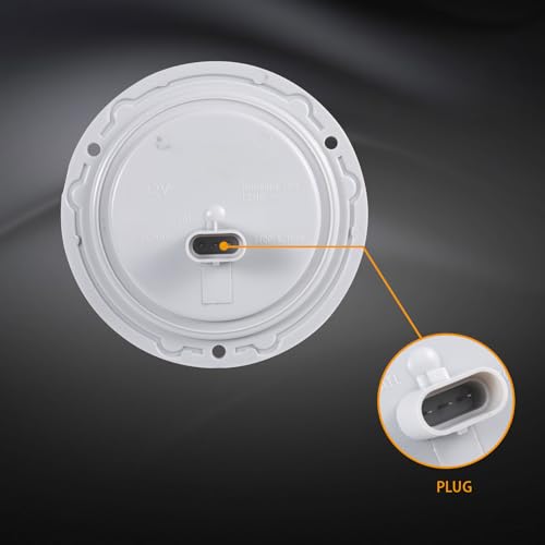 2PCS Luces traseras rojas LED redondas 4 pulg para camión miniatura 3