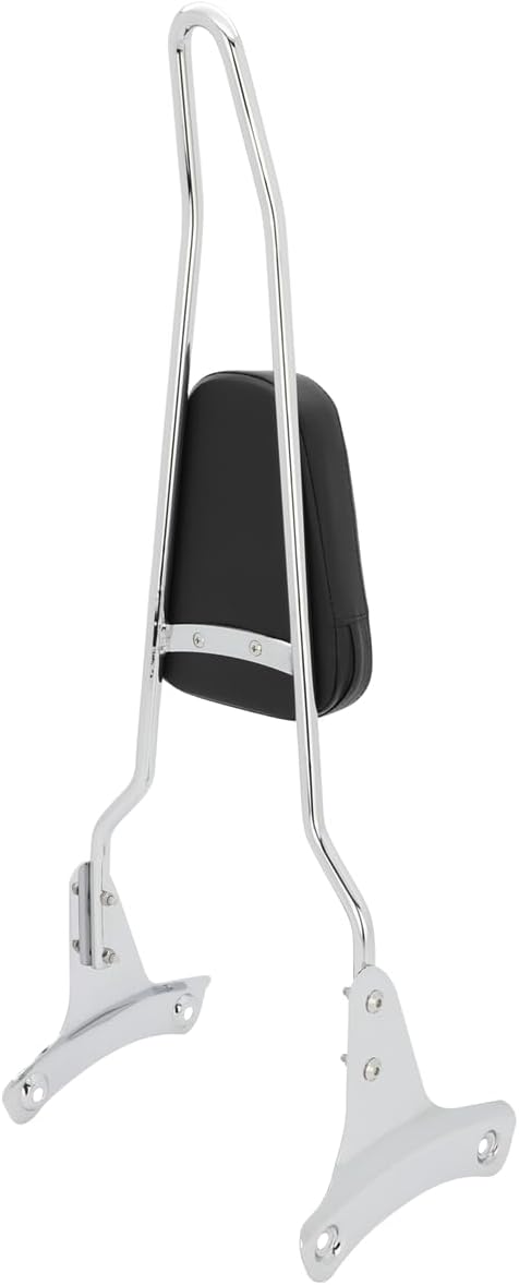 Passenger Sissy Bar Rear Tall Backrest for Honda Shadow Ace VT400 VT750C VT750CD 1997-2003, Chrome