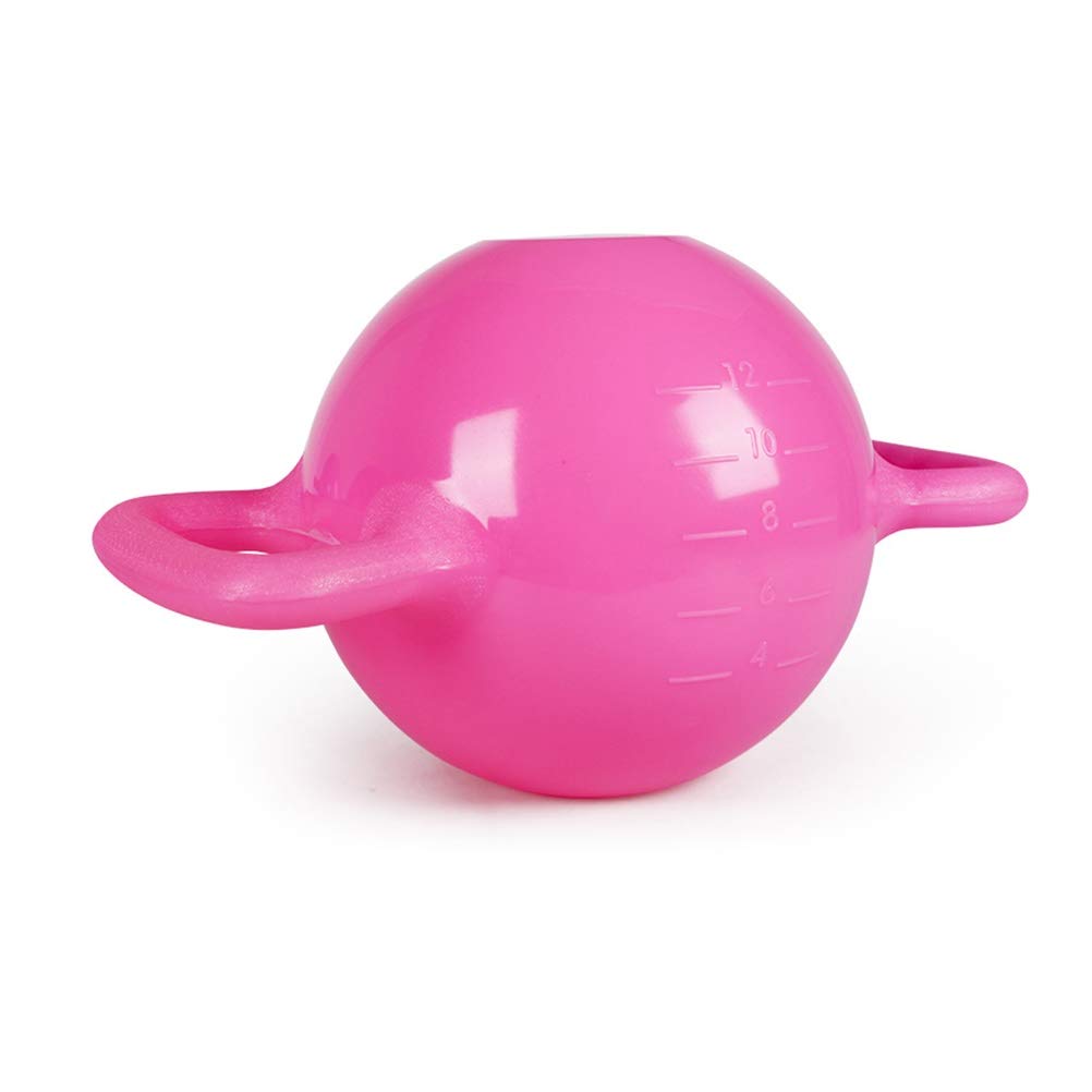 Kettlebells AGYH Tragbare Aufblasbare, Einstellbares Gewicht Für Die Wassereinspritzung 6-12 Pfund, Pilates Mit Zwei Griffen, Yoga-Trainingsgeräte (Color : Purple)