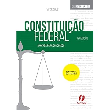 Capa do livro CONSTITUIÇÃO FEDERAL: ANOTADA PARA CONCURSOS
