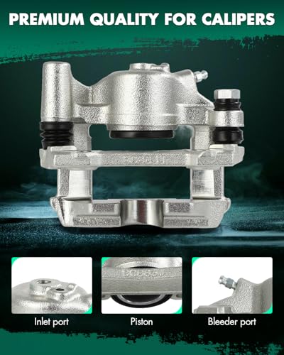 Image of SCITOO 19B3313 Rear Left Disc Brake Caliper Assembly w /Bracket For Lexus For GS350 /For GS430 /For GS450h /For GS460 /For IS350