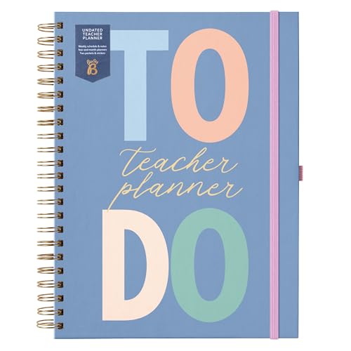 Agenda enseignant A4 non daté Busy B avec semainier académique et pochette