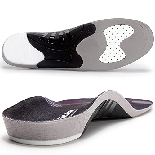 LARSARO Plantillas ortopédicas de soporte de arco Plantillas de fascitis plantar para hombres y mujeres, plantillas para pies planos, dolor de pies, arcos altos, metatarsalgia, dolor de talón Cover