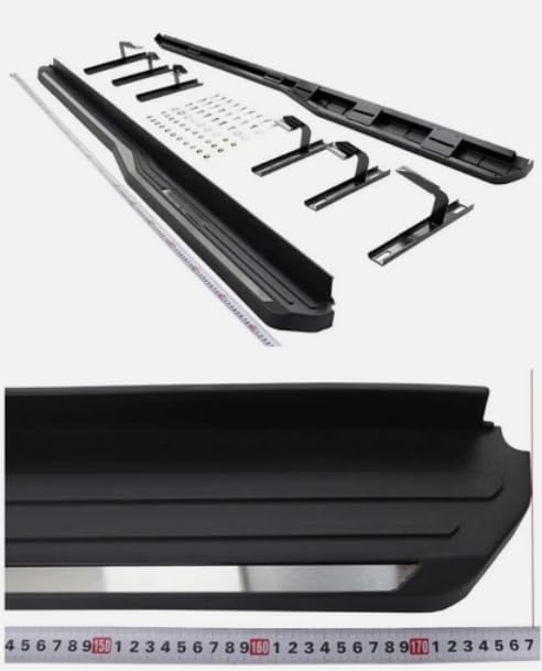 2PCS Running Boards with Brackets Side Step Nerf Bars Side Steps fits for Honda CRV CR-V 2017-2022(A)