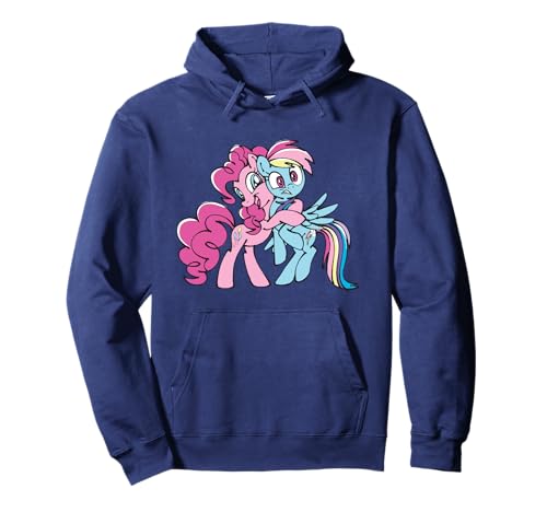 Sweat à capuche My Little Pony Pinkie Pie et Rainbow Dash rose pour enfant