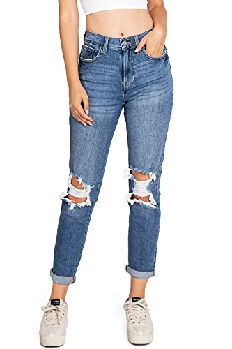 Celebrity Pink Women's Juniors High Rise Slim-Straight Jeans