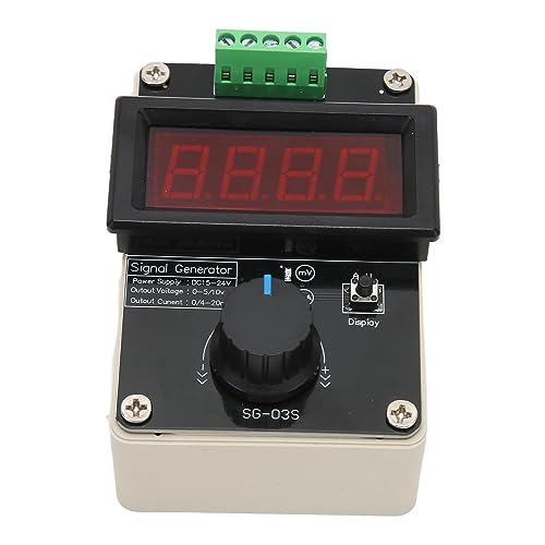Image of Generic Generator, Adjustable DC 0 /4-20mA 0-10V Current Voltage Analog Simulator, LCD Display, Sources for Value Adjusting PLC Controller Panel LED Testing Calibration