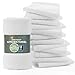 Bar Towels - Bar Mop Cleaning Kitchen Towels (12 Pack, 16" x 19”) - Premium Ring-Spun Cotton White Kitchen Bar Towels, Restaurant Cleaning Towels, Shop Towels and Rags - Bulk Bar Mop Set