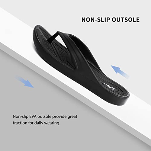 LM Women's Flip Flops Thong Sandals Casual Sandals Shower Shoes Beach Slippers Slides Slip on Water Shoes3