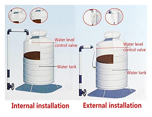 Válvula de bola flotante de 1/2 pulgada para el control de nivel de agua en tanques 5