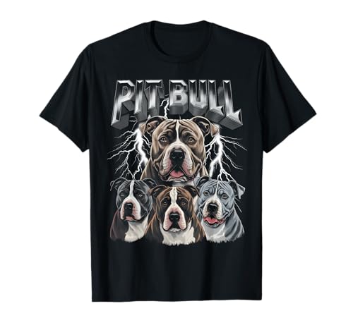 Festeggia l'amore Pit Bull con i design Dog Dad e Dog Mom che mescolano energia heavy metal con vibrazioni anni '80 e accenti di tuono fulmini alla migliore cultura del papà cane.