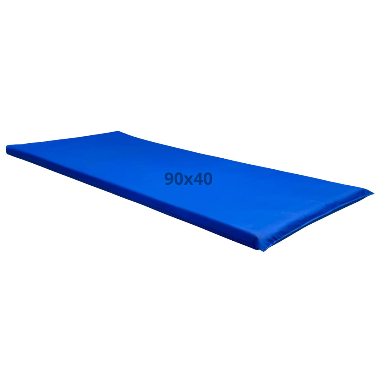 Colchonete de Academia Azul 90 x 40 x 3 cm Impermeável Ginastica Yoga Fit Multi Funcional
