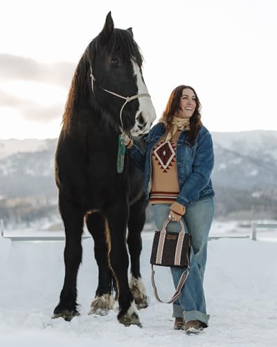 Wrangler Tote Bag for Women Western Purse with Boho Shoulder Strap Medium Satchel Top Handle Purses and Handbags2