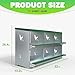 TOCRETOARE 6 Holes Chicken Nesting Boxes for Laying Eggs, Heavy Duty Metal Nest Boxes for Chicken and Poultry to Collect Eggs, Chicken Laying Boxes Hens Chicken Coop Box