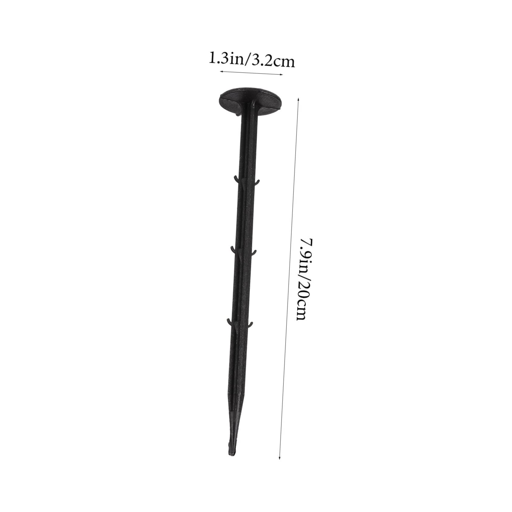 Piquets de Sol Écologiques pour Le Jardinage 100 Pièces de 20 Cm Et Faciles à Utiliser