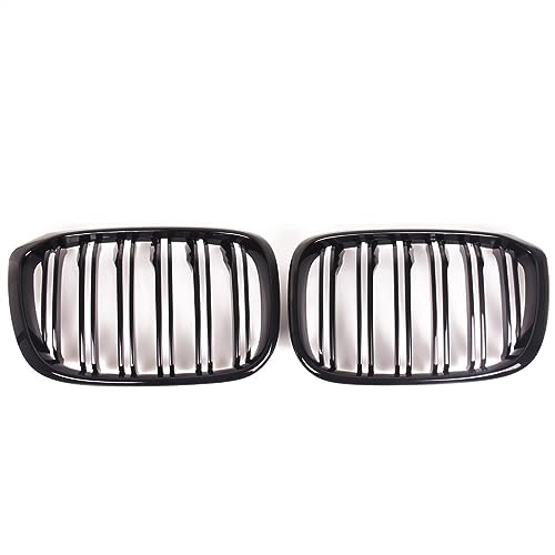 Calandre avant pour BMW X3 G01 et X4 G02 2018-2020 grille d'admission noire