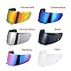 Motorradhelm Visier für HJ33/i90/i91,Helmvisier Motorrad Windschutz Helm Objektiv Visier Vollgesichts,Helmvisiere Zubehör Ersatz(Klar)
