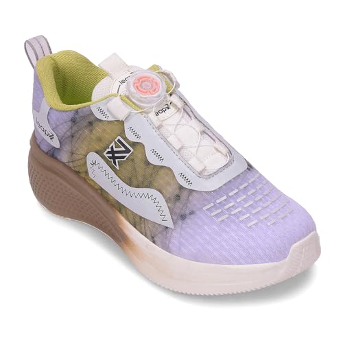 Liberty LEAP7X BOUNCEBUDE Green Sports Non Lacing Jogging Shoes for Kids - 09C