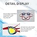 VGEBY Swim Goggles, High Definition Swimming Glasses No Leaking Swim Racing Glasses for Adult Men Women (White Sliver