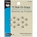 Dritz Sew-On Snaps Nickel Size 4/0