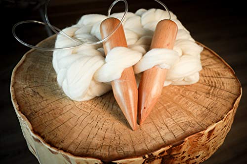 Giant Circular Knitting Needles 40 Mm, Us 70 Size. Large Chunky Knitting Needles For Chunky Yarn #TOP1