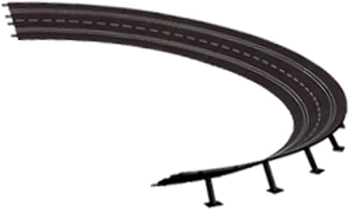 Carrera 20020579 High banked Curve 4/15°, 12 piezas Ranura Car Track Accesorio