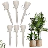 LiveLaif®- 6 pcs Riego por Goteo para Macetas | Kit Riego por Goteo Automatico |Regar Plantas Vacaciones | Riego Automatico Macetas | Portatil-Regulable | Goteros para Riego (6, Gris)