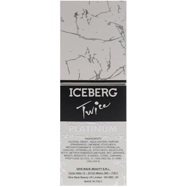 ICEBERG Twice Platinum For Her Туалетная вода 125 мл