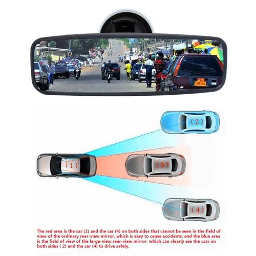Espejo retrovisor interior de repuesto exacto 814842 con ajuste preciso para Peugeot 107 6