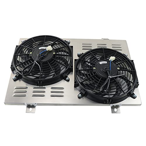 Alukuhler Aluminum Shroud Fan For 1975-1993 Ford Mustang & Lincoln Mark Vii Continental & Mercury Cougar Capri Marquis Monarch #TOP2