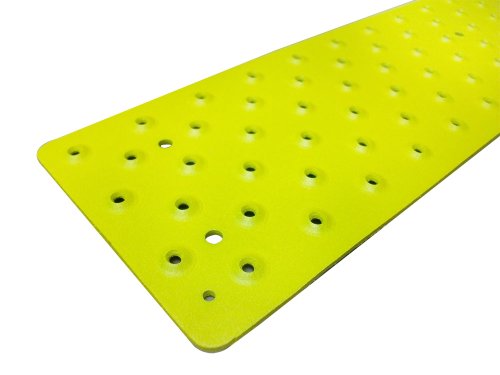 Handi-Treads Non Slip Aluminum Stair Tread, Powder Coated Safety Yellow, 3.75" X 30" With Color Matching Wood Screws, Each #TOP3