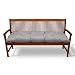 Beautissu Cojines para Bancos Flair BK 120x50x10 cm Cómodo Acolchado Banco de...