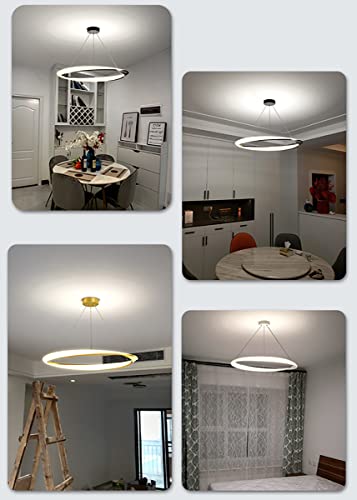 Éclairage domestique LED avec variateur et lustre ajustable - 3