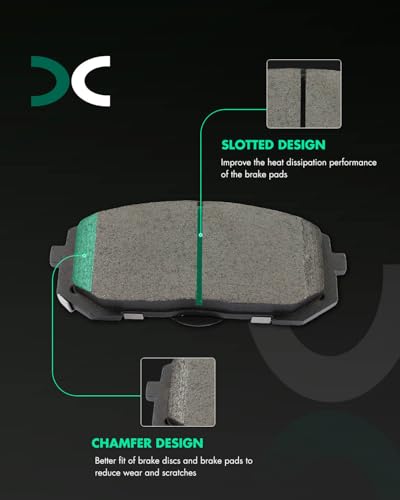 Image of SCITOO D2302-9538 Disc Brake Pads Sets Front Ceramic Brake Pads w /Hardware | For Hyundai For Elantra 2021-2023,For Sonata 2020-2023,For Kia For K5 2021-2023