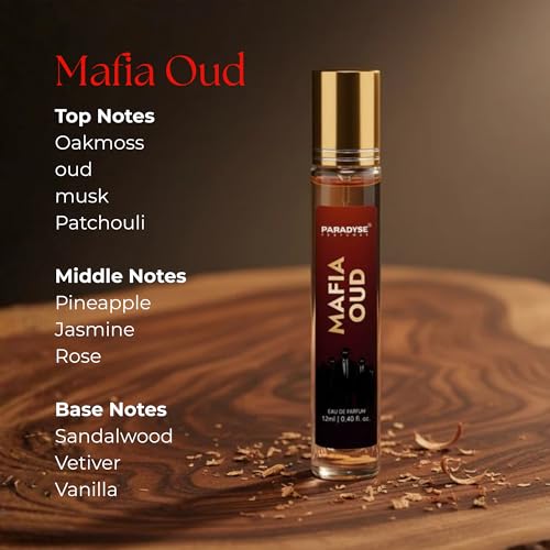 Image of Mafia & Caramel Oud by Paradyse Perfume | Signature Oud Collection | Rose, Pineapple & Sandalwood Scent | Long Lasting & Signature Perfume (24 ml)