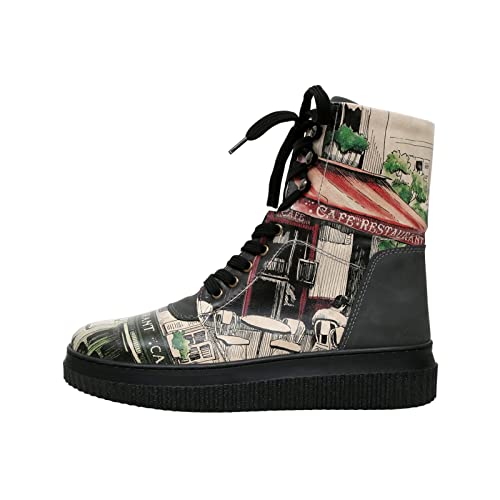 DOGO Vegane Damen Future Boots Stiefeletten - La Vie Parisienne 37