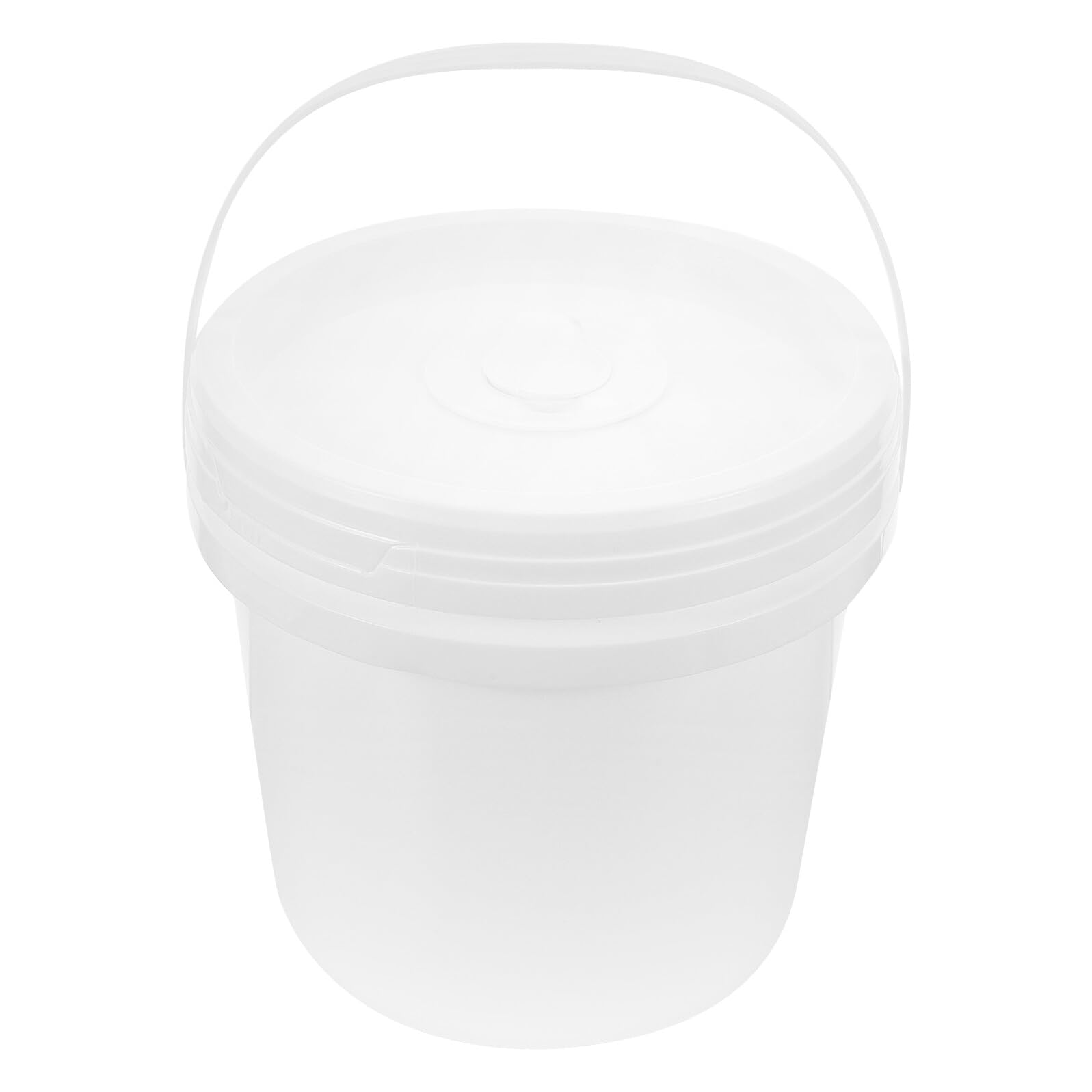 DECHOUS Contenitore per Salviette Igienizzanti Ricaricabile 5l in Plastica Bianco, Leggero e Riutilizzabile, per Ristorante e Auto