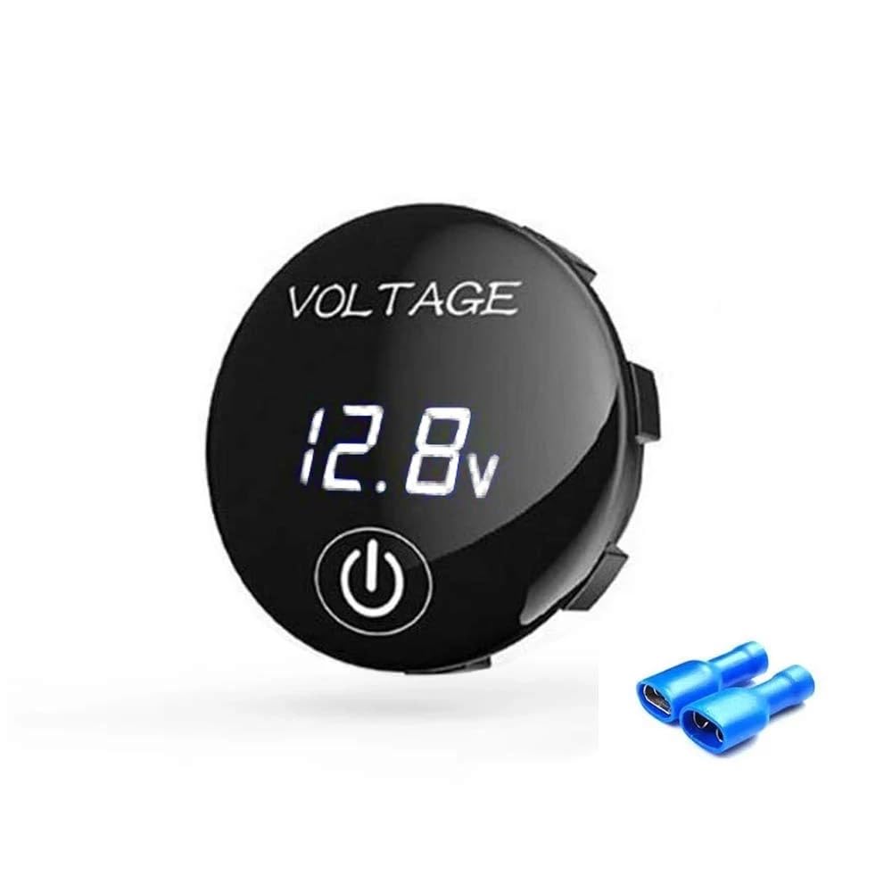 TECHTONICS DC 5V-48V Battery Capacity Indicator Digital Voltmeter for Car Motorcycle with ON/OFF Touch Switch (B0CV5NLR8N) Amazon Price History, Amazon Price Tracker
