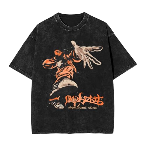 Mens Womens Limp Music Bizkit T Shirt Vintage Oversized Short Sleeve T Shirts for Men Women Baggy Tees T-Shirt Tops Large