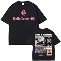 Rapero Dellafuente Tour Camisetas Hip Hop Punk Moda Camisa Oversize (A S)