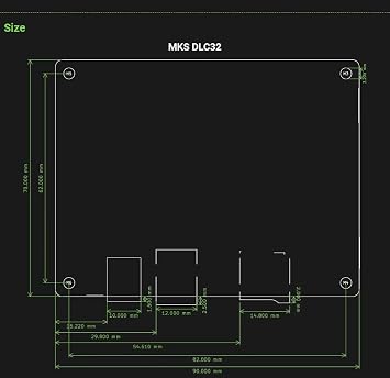 Makerbase MKS DLC32 V2.1 Offline Controller 32bits ESP32 WiFi GRBL TFT Touch Screen for Desktop Laser Engraving Machine (Type-4)