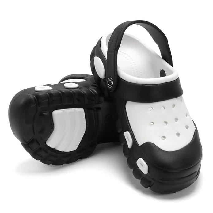 || Super Soft Stylish and Comfortable EVA Anti-Skid Men Sliders with Lightweight Cushioned Footwear Adjustable Back Strap Everyday Use Mules for Boys & Men's Clogs-image-31