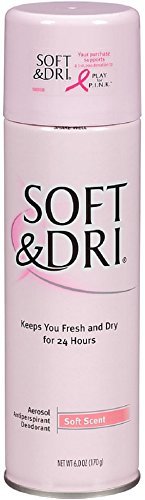 Soft&Dri Aero Ap/Deo Soft Size 6z Soft&Dri Aero Antipersperant Deodorant Soft Scent 6z