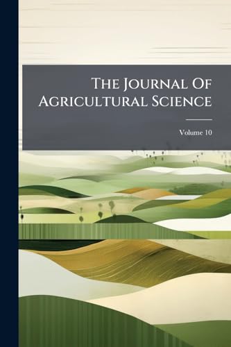 The Journal Of Agricultural Science; Volume 10