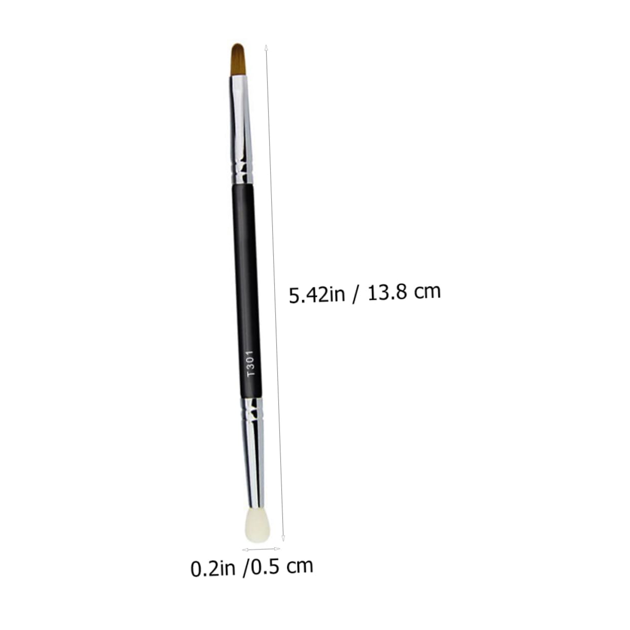 NOLITOY 3pcs Double Ended Concealer Brush Set Dual Makeup Brush for Eyeshadow Eyeliner Creative Makeup Tools