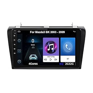 Android Auto Stereo Radiotuner met Bluetooth En Navigatie Voor Mazda 3 bk 2004-2013 Plug En Play Ondersteuning Volledige…